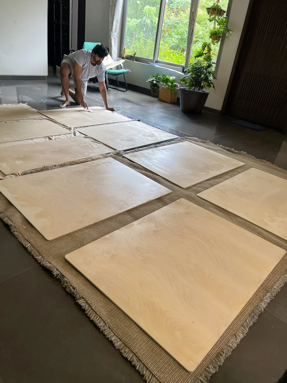 Panel preparation